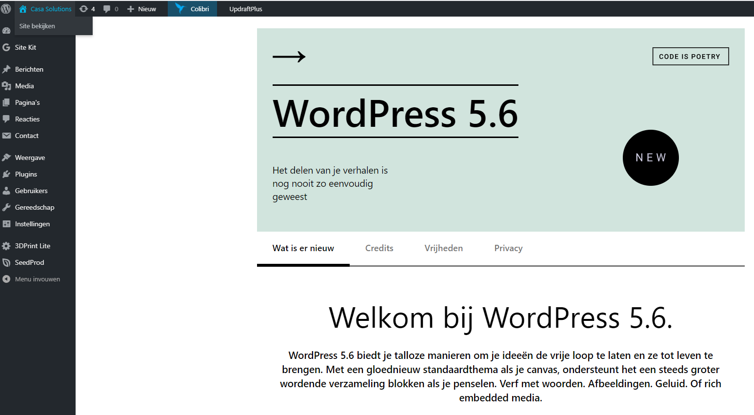 Wordpress onderhoud